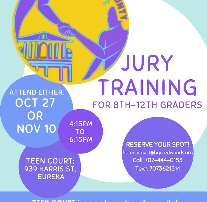 Humboldt County Teen Court Jury Training